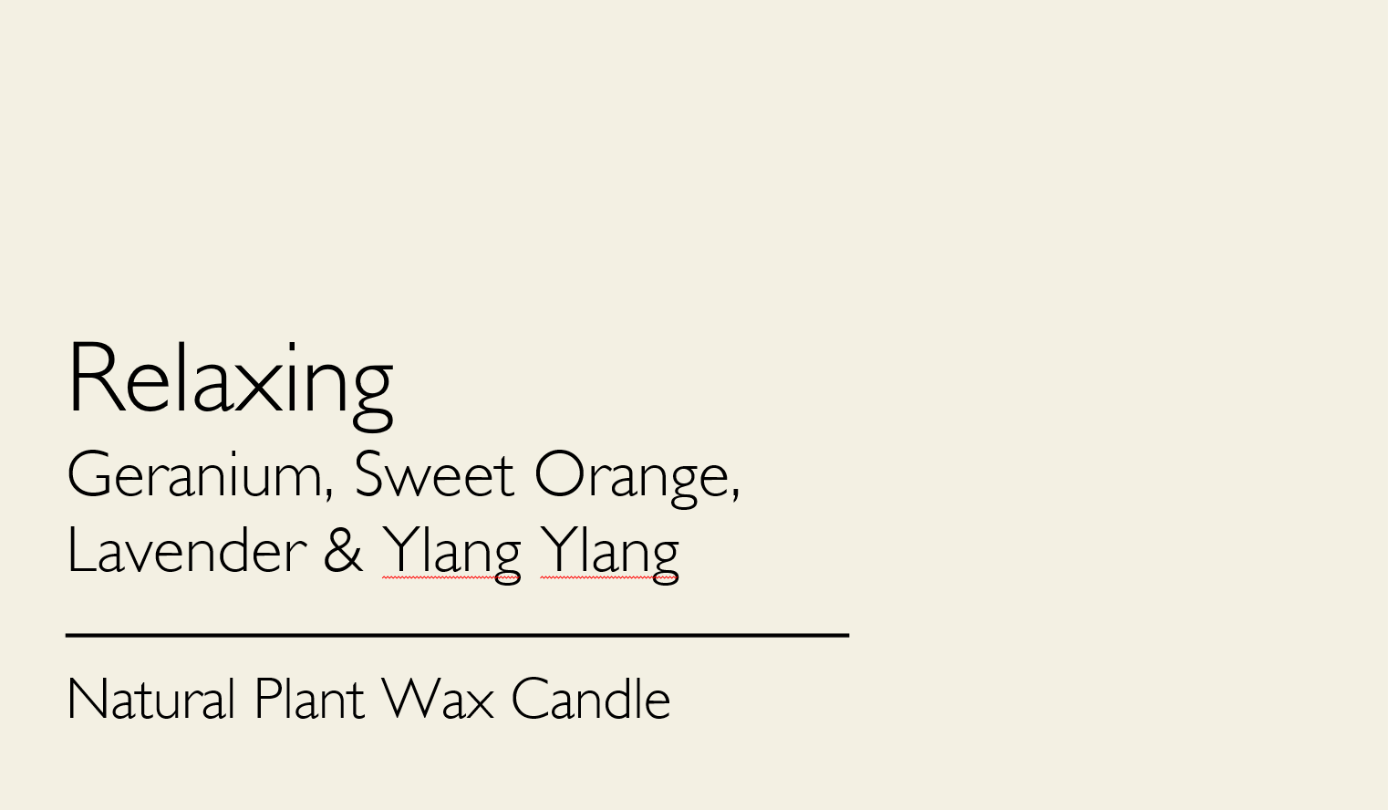 Heaven Scent Apothecary label